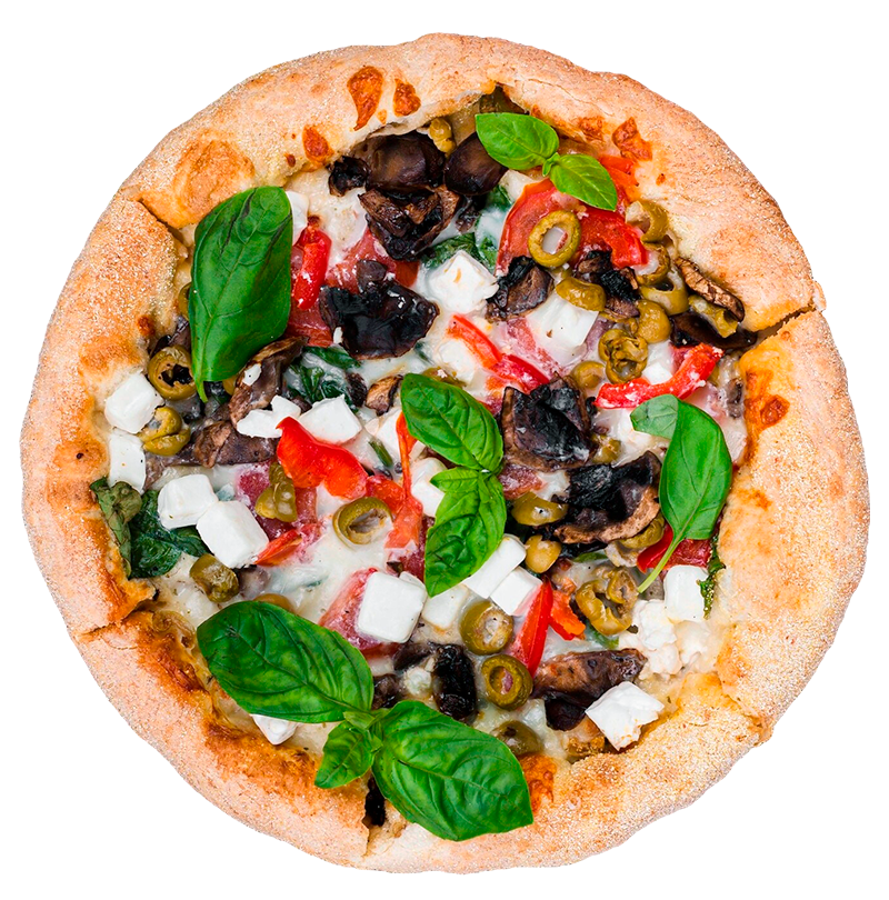 pizza vegetal